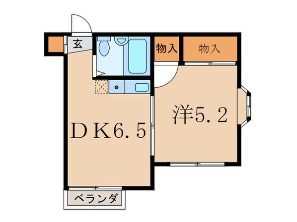 秋葉ハウスの物件間取画像